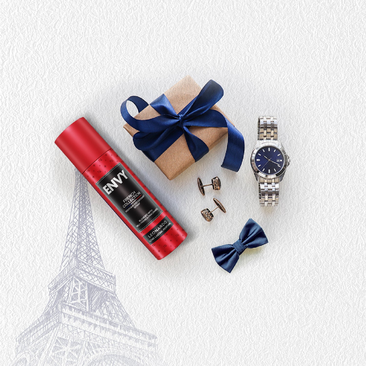 ENVY Pack of 3 Deos for men (Arnold + George + Leonardo) - 120ml Each -SALE