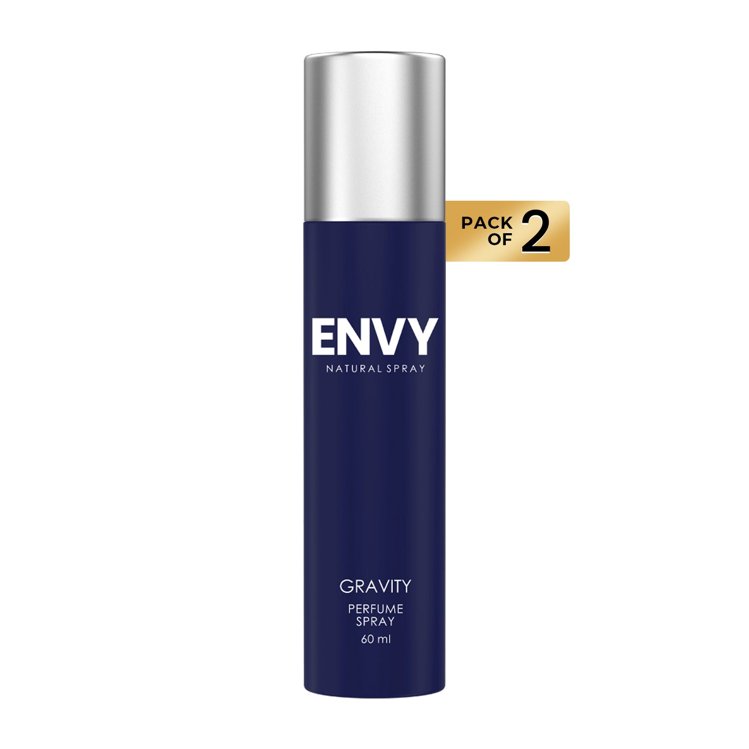 Pack of 2 Gravity Perfumes For Men - 60ml Each