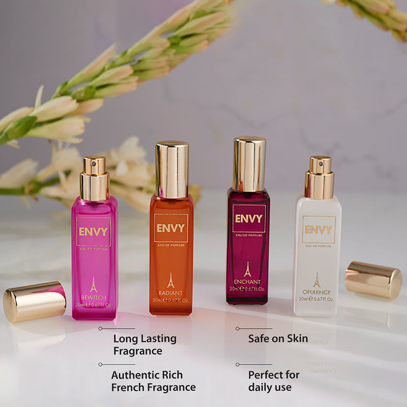 Shop Now French Essence Luxury Eau De Parfum Gift Set for Her – Grace,  Bloom, Enchante & Aura