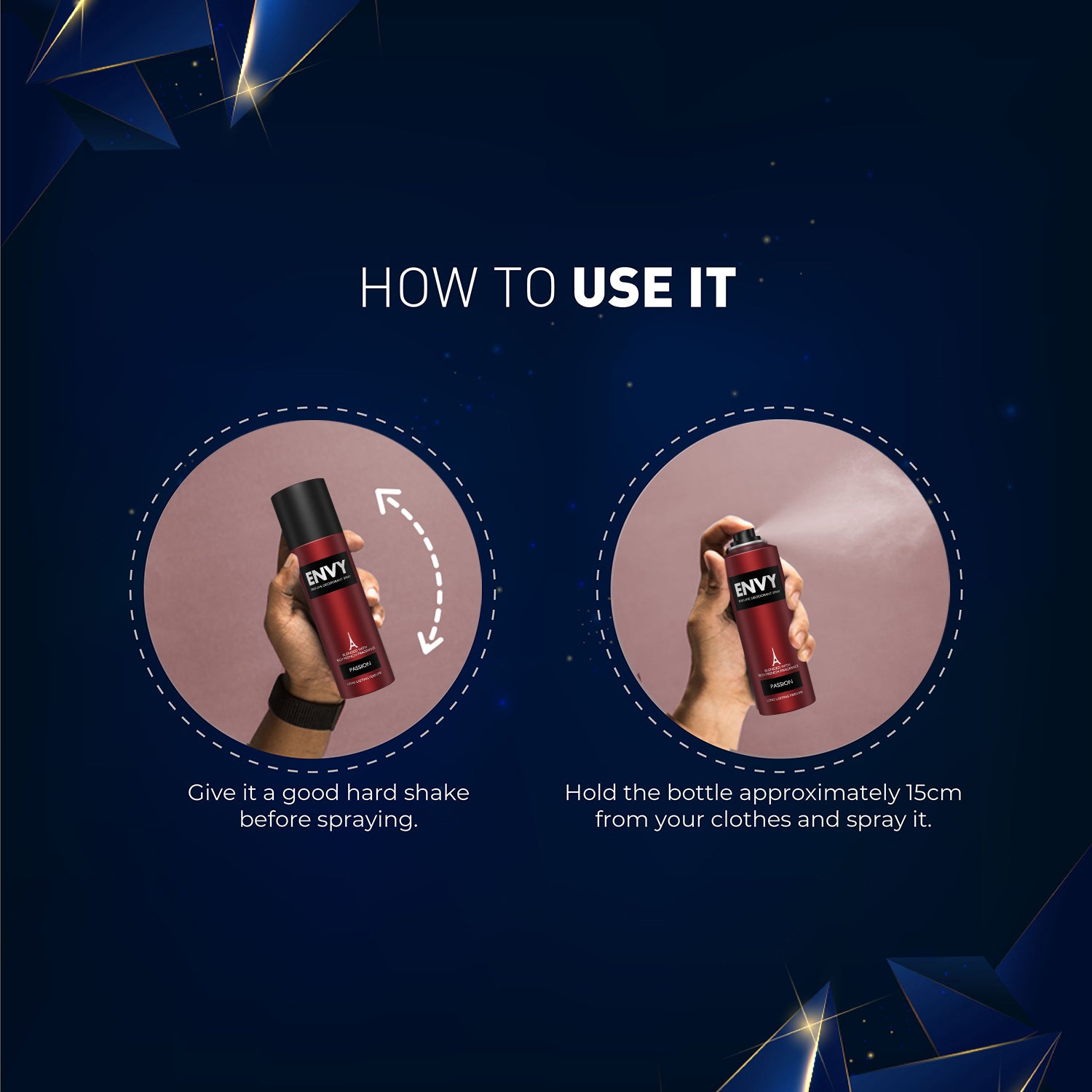 ENVY Passion Deodorant For Men - 120ml