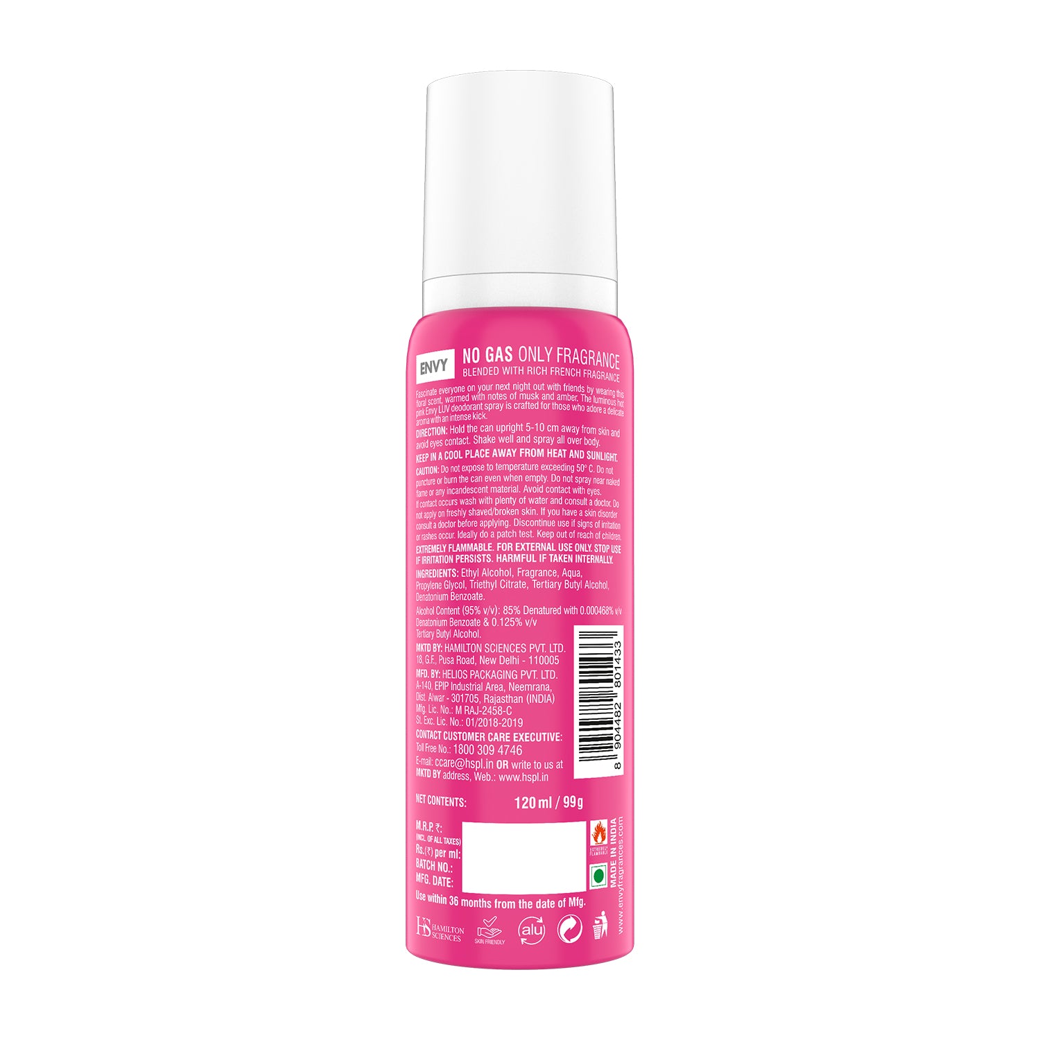 ENVY Luv Deodorant For Women - 120ml