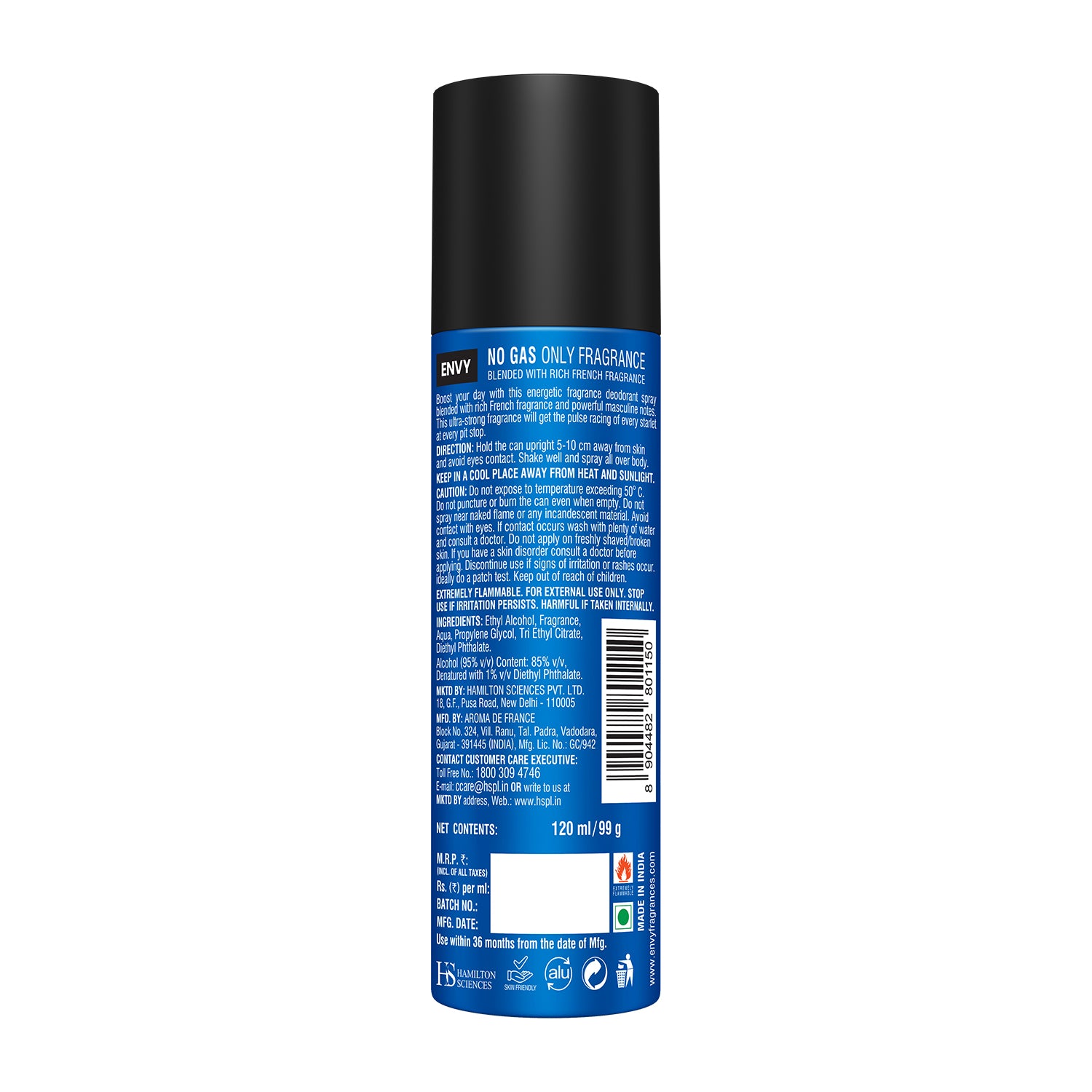 Nitro Deodorant For Men - 120ml - Back Image