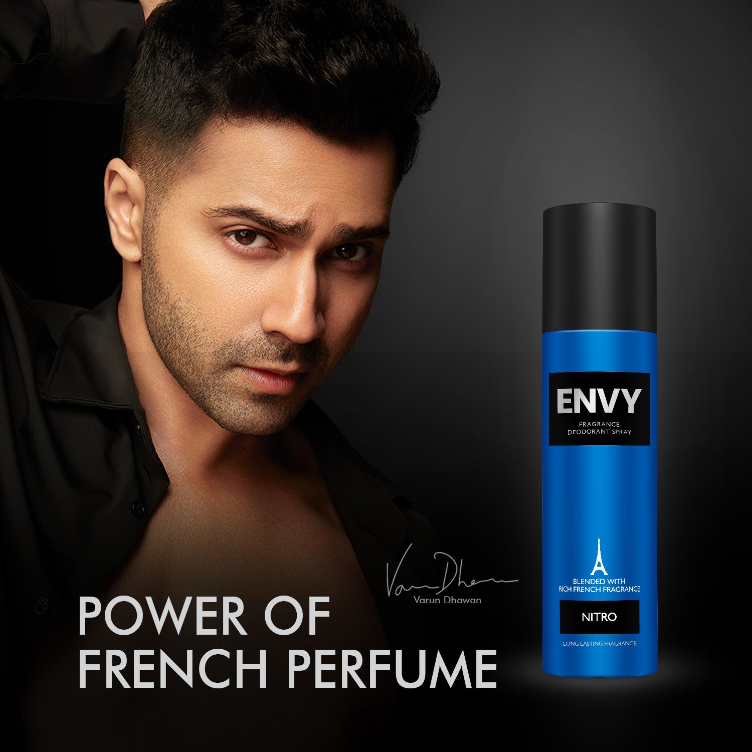 Nitro Deodorant For Men - 120ml - Varun Dhawan