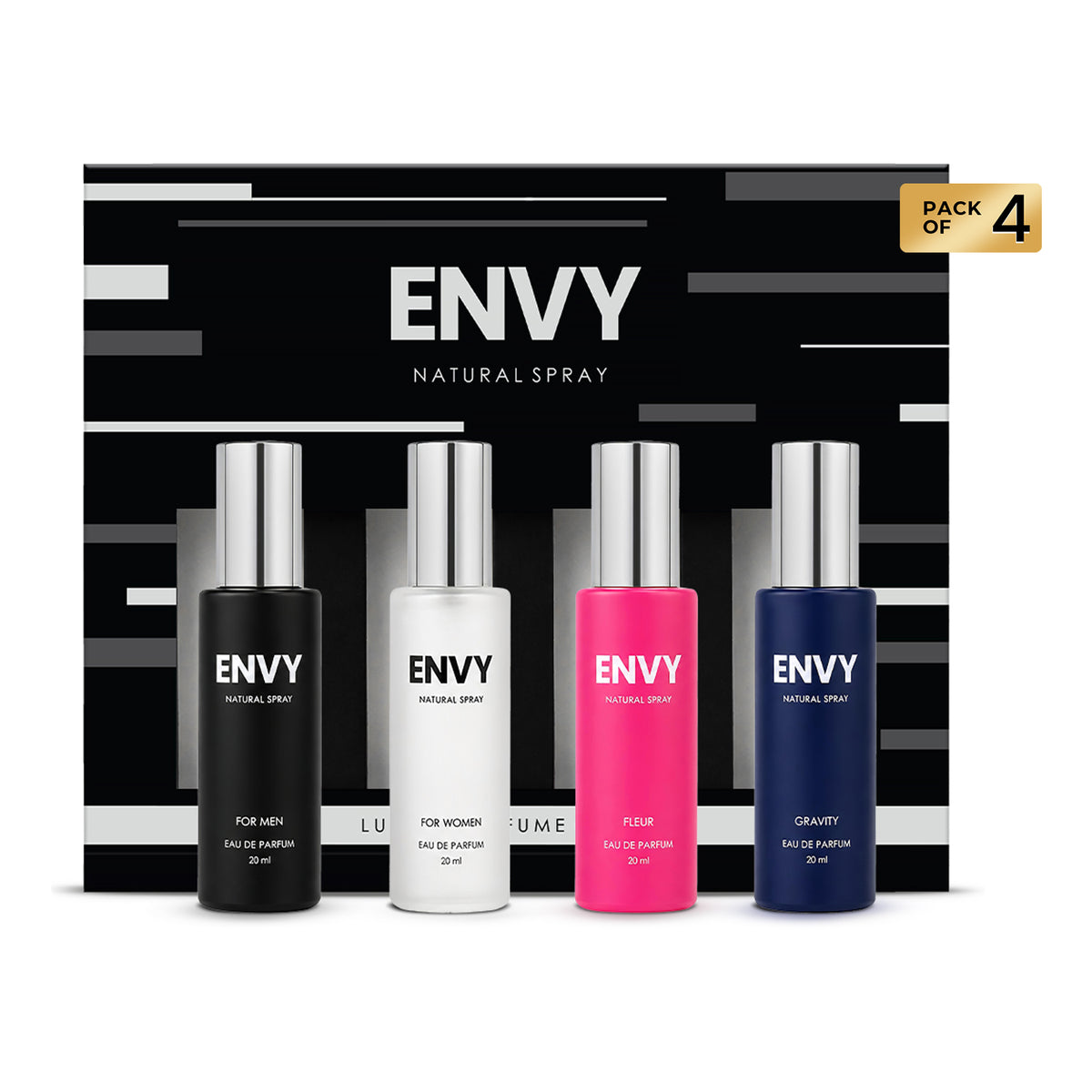 4 x Gift Pack Natural Spray 20mlx16 | ENVY