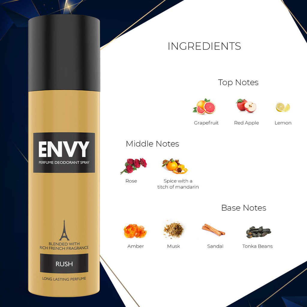 ENVY Rush Deodorant For Men - 120ml