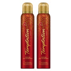 TEMPTATION Pack of 2 Sassy Perfume Body Deodorant For Women - 150ml Each