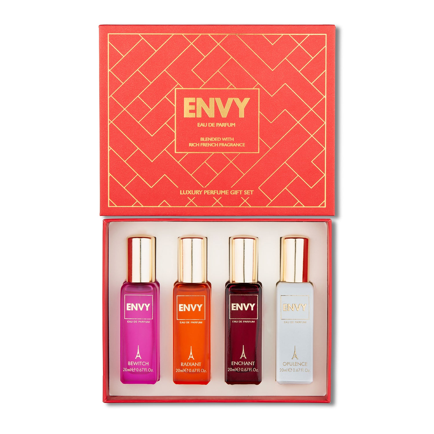 ENVY Luxury Perfume Gift Set for Women (Pack of 2) - 4x20ml Each