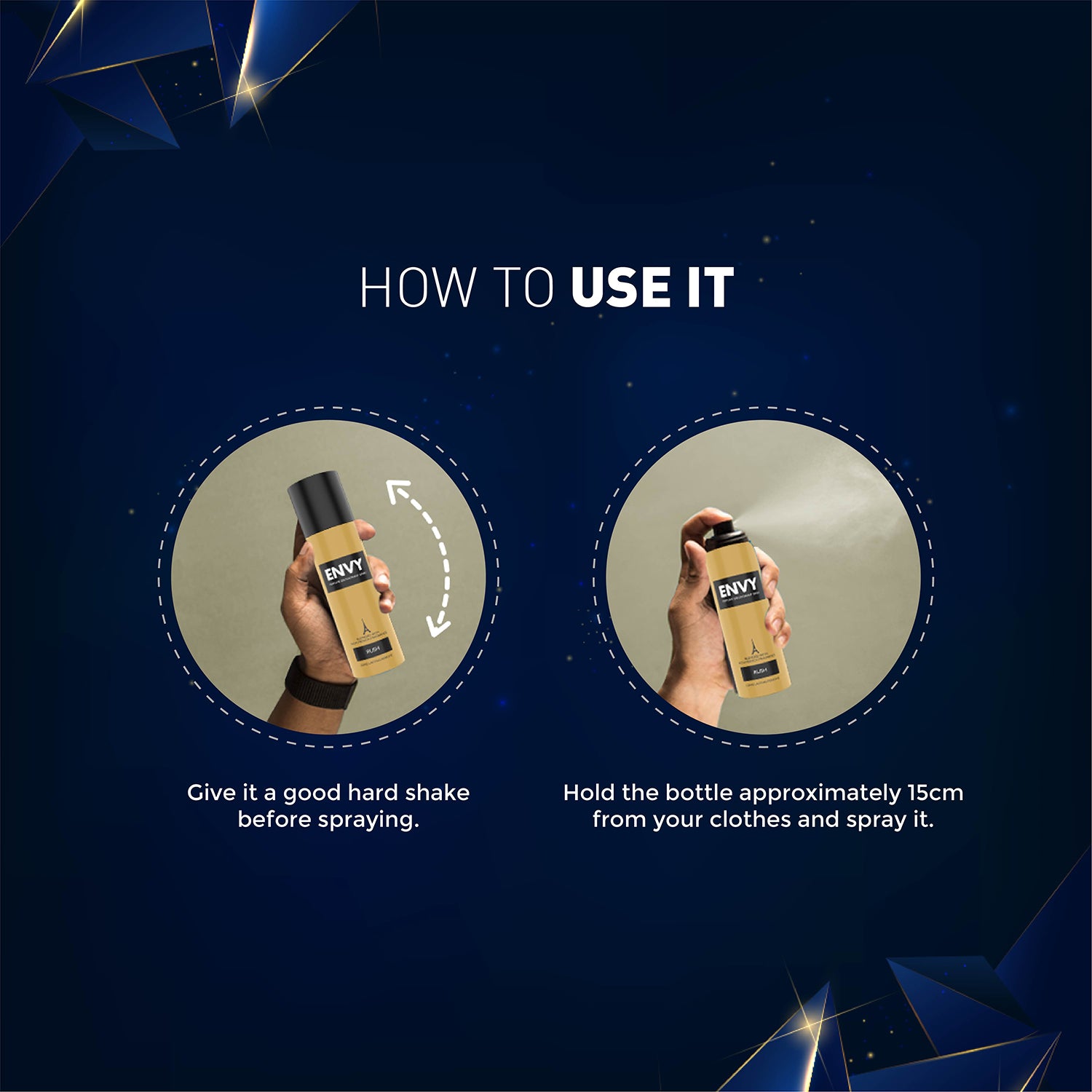 ENVY Rush Deodorant For Men - 120ml