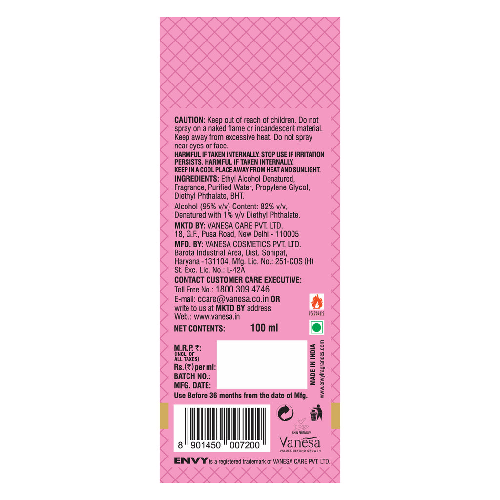 ENVY Bewitch Perfume For Women - 100ml