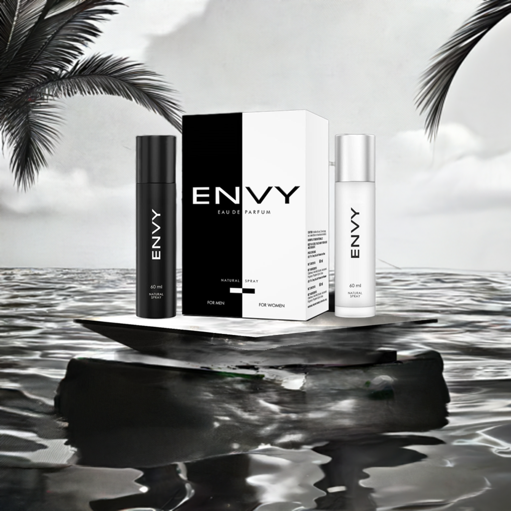 ENVY Black & White natural Spray Perfume for Men & Women EDP -120ml
