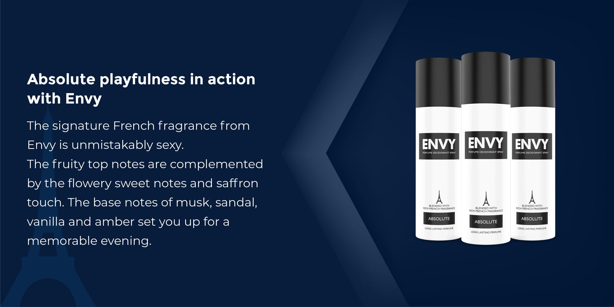 Absolute Deo For Men - 140ml ENVY