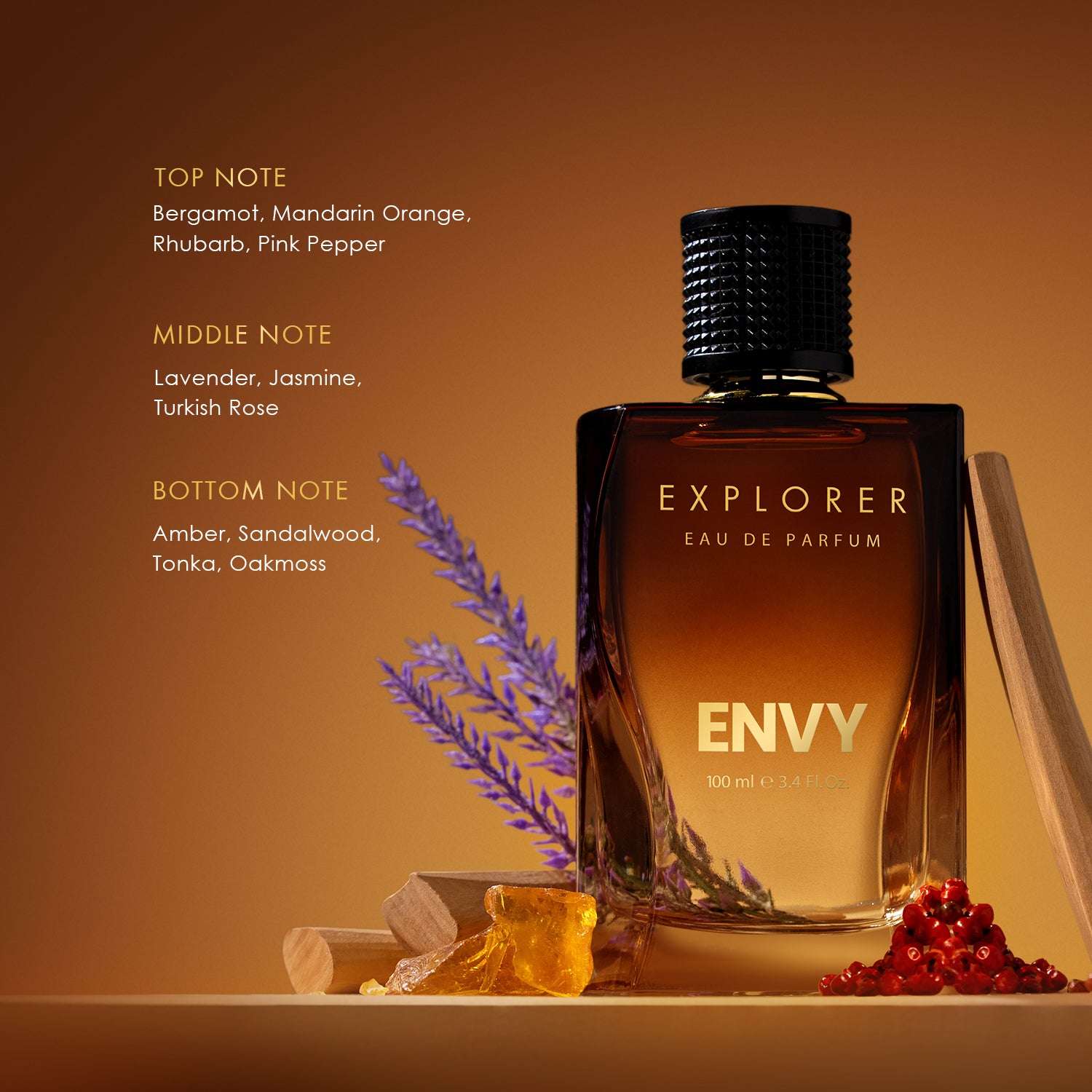 EXPLORER Perfume for Men - 100ml Notes