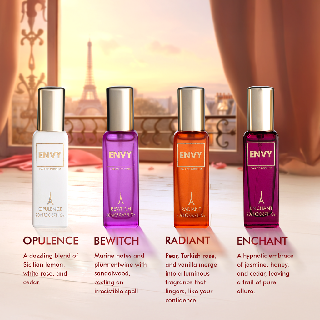ENVY Luxury Perfume Gift Set for Women - 4x20ml