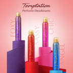 TEMPTATION Pack of 2 Sassy Perfume Body Deodorant For Women - 150ml Each